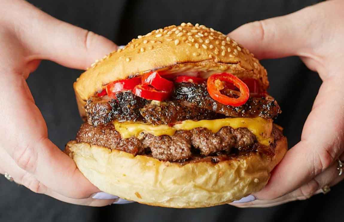 Hamburgare som representation