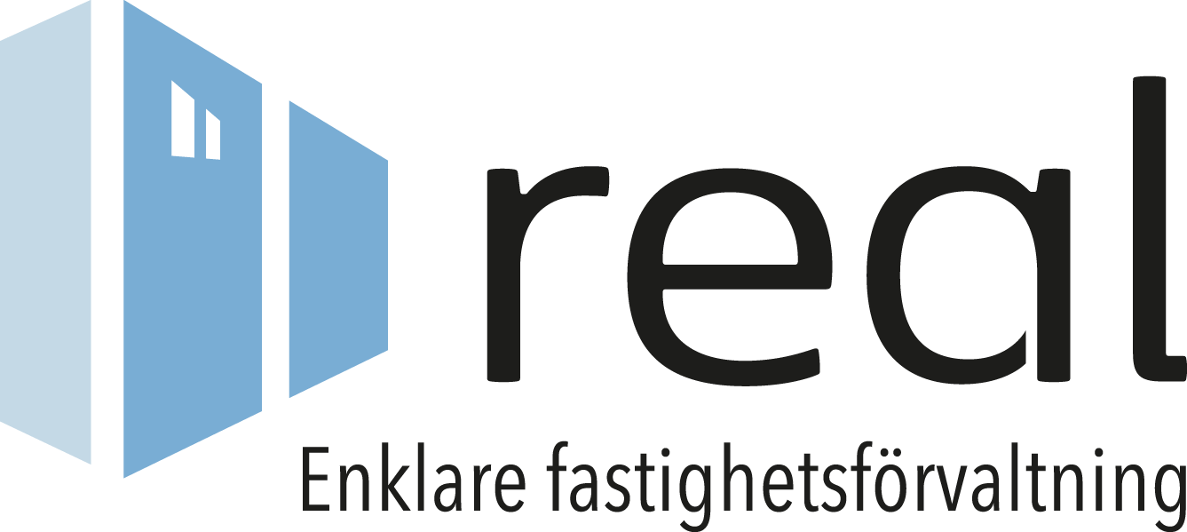Logotyp Real fastighetsförvaltning