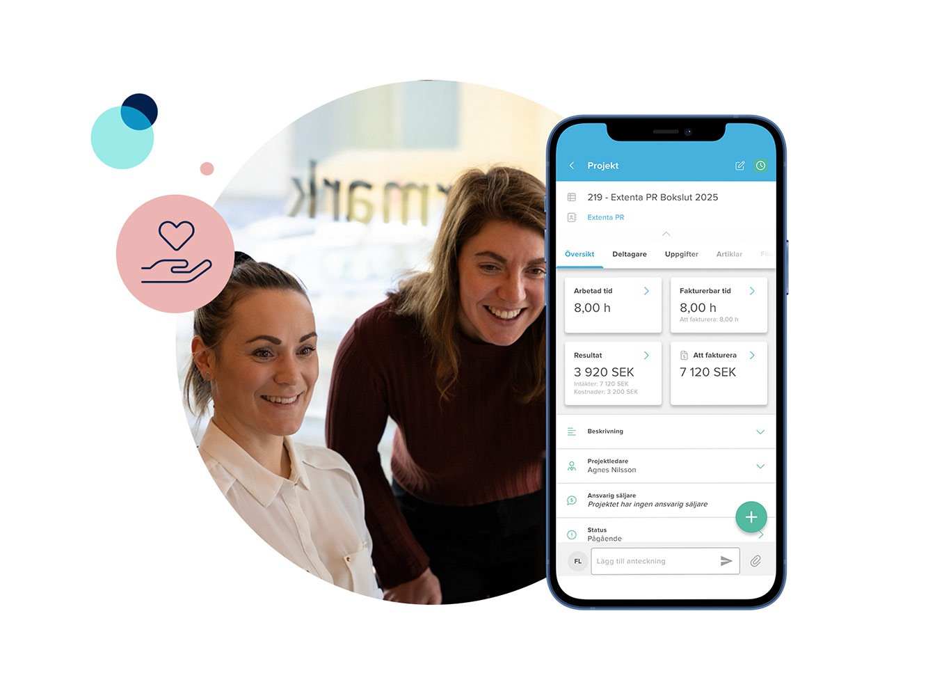 En laptop som visar en funktion för hur man hanterar samarbeten i en partnerportal