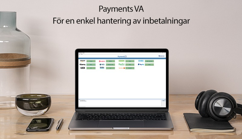 En dator som ha Klarna Payments vy uppe