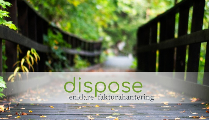 Disposes logotyp med texten enklare fakturering.