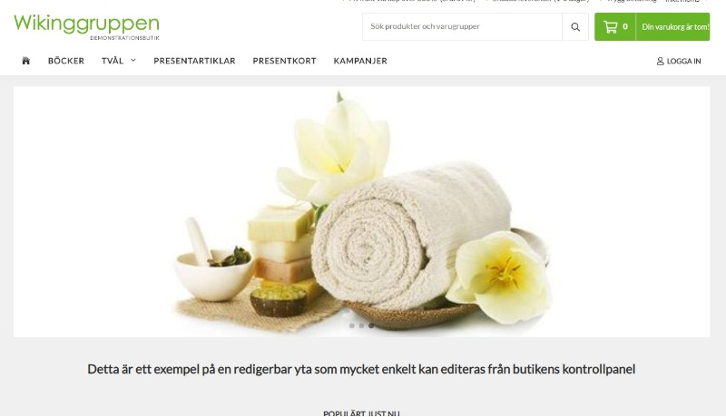 Wikinggruppen hemsida.