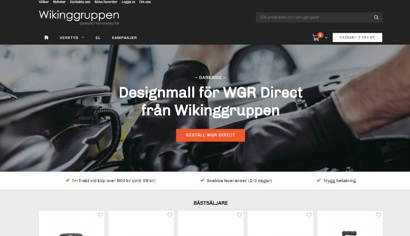 Wikinggruppen hemsida.