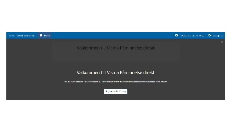 Visar en vy i tjänsten Påminnelse Direkt.
