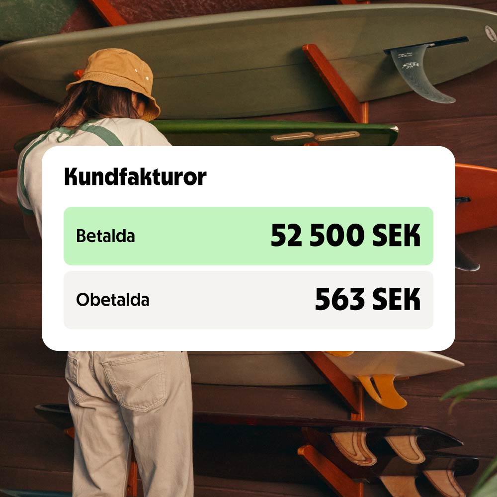 Illustration som visar bokföring och fakturering.