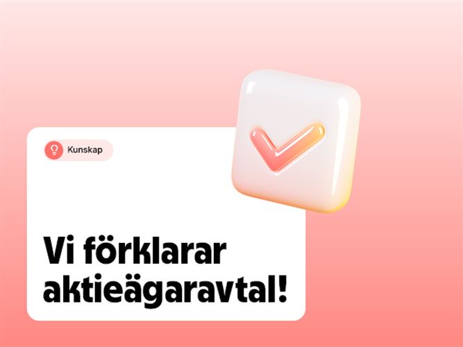 Vi förklarar aktieägaravtal
