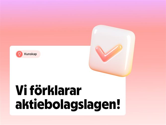 Vi förklarar aktiebolagslagen.