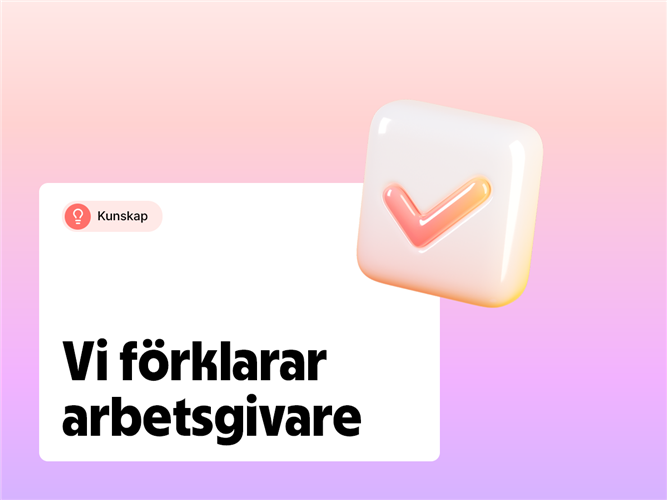 Vi förklarar arbetsgivare.