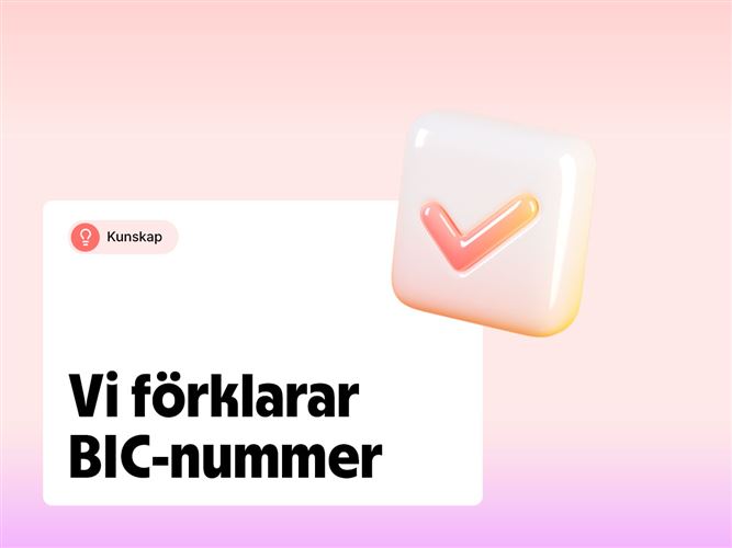 Vi förklarar BIC-nummer.