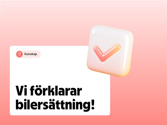 Vi förklarar bilersättning.