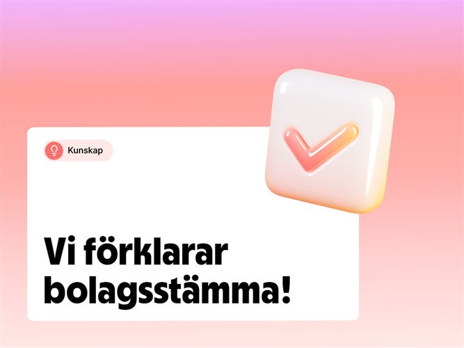 Vi förklarar bolagsstämma.