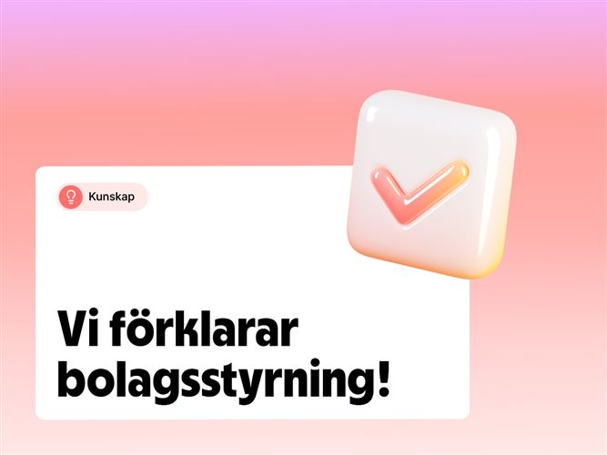 Vi förklarar bolagsstyrning.