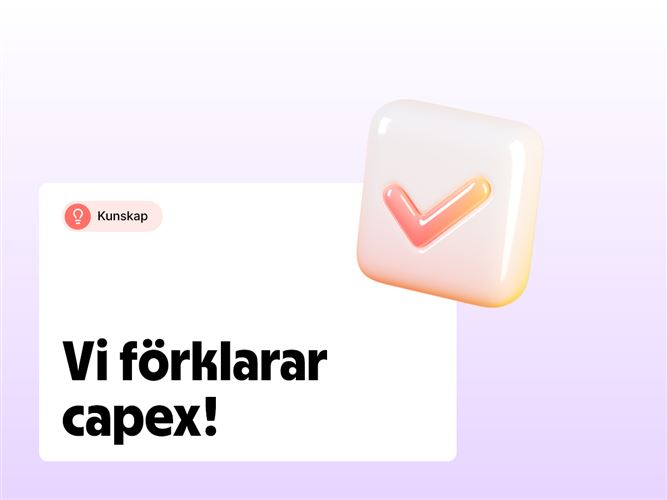 Vi förklarar capex!