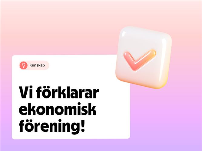 Vi förklarar ekonomisk förening.