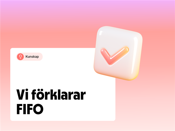 Vi förklarar FIFO.