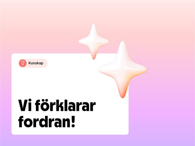 Vi förklarar fordran. 