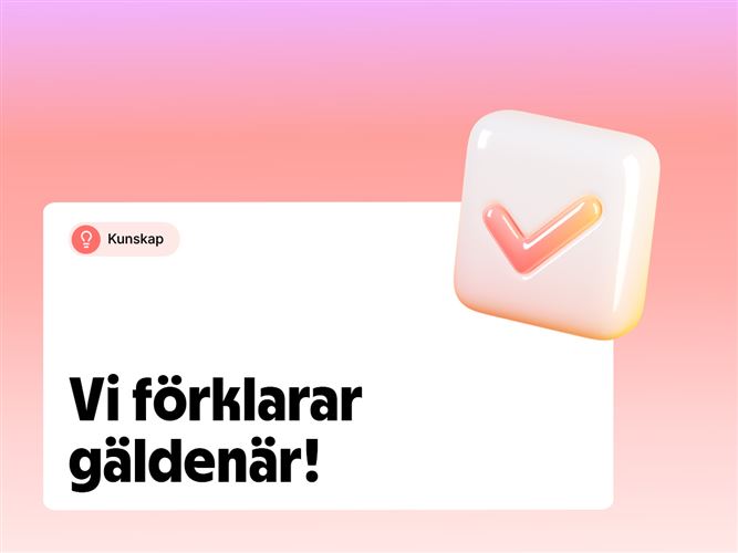 Vi förklarar begreppet gäldenär.