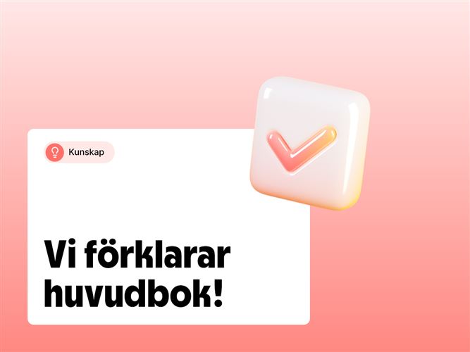 Vi förklarar huvudbok!