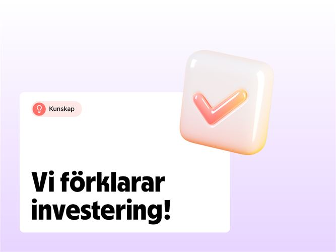 Vi förklarar investering!