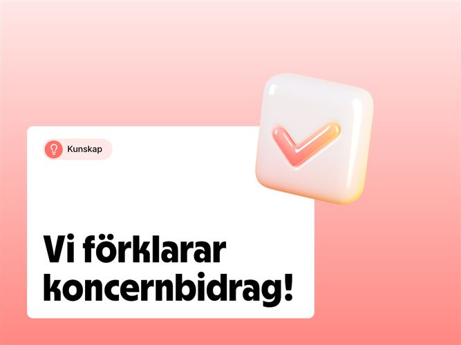 Vi förklarar koncernbidrag.