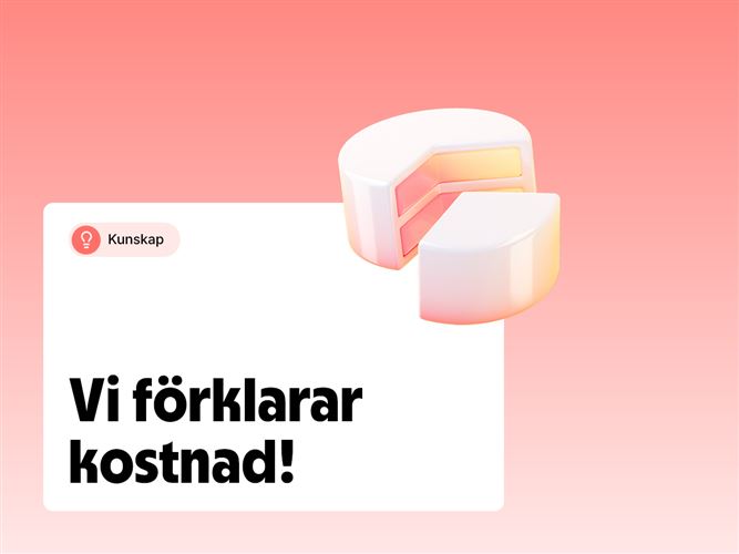 Vi förklarar kostnad