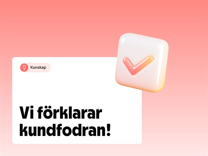 Vi förklarar kundfodran