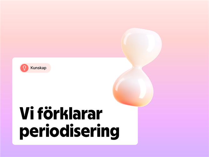 Vi förklarar begreppet periodisering.