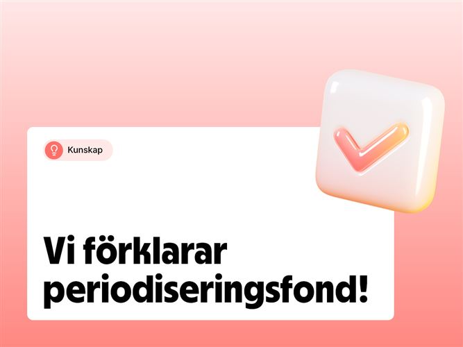Vi förklarar periodiseringsfond.