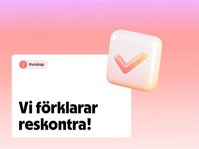 Vi förklarar begreppet reskontra.