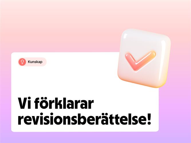 Vi förklarar begreppet revisionsberättelse.