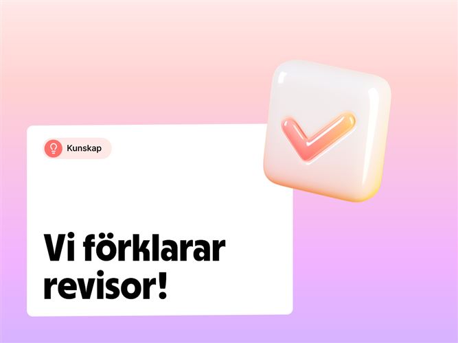 Revisor som håller i ett förstoringsglas när denne granskar räkenskaper.