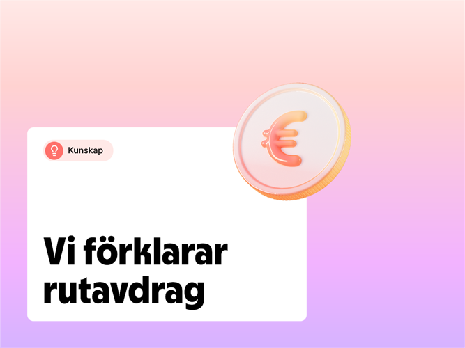 Vi förklarar rutavdrag.