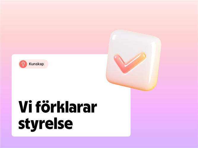 Vi förklarar styrelse.