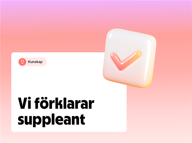 Vi förklarar suppleant.