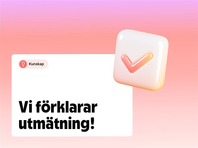 Vi förklarar begreppet utmätning.