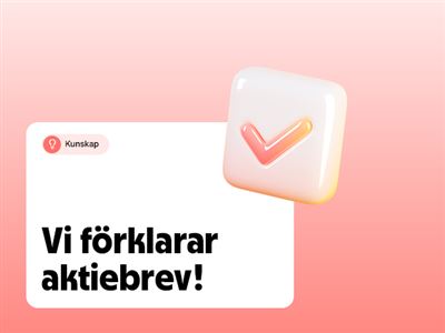 Vad är ett aktiebrev?