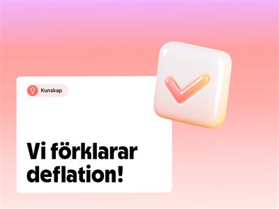 Vad är deflation?