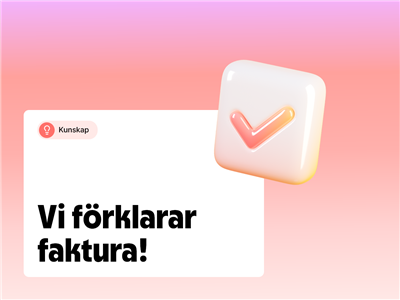 Vad är en faktura?