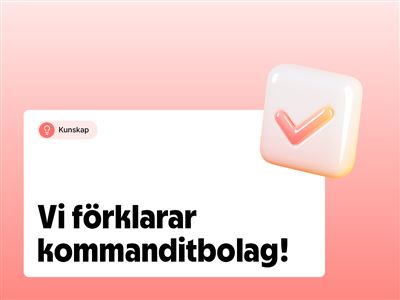 Kommanditbolag, vad är det?