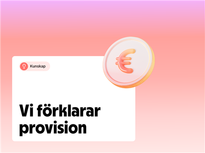Vad är provision?