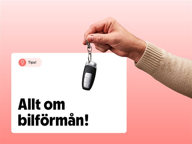 Bilförmån som symboliseras med en bilnyckel.