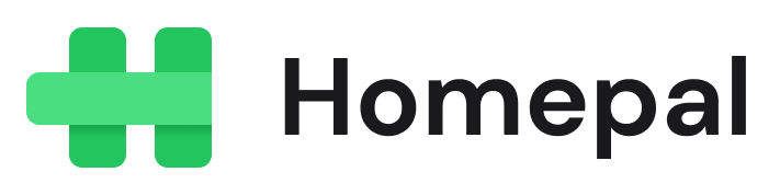 Logotyp Homepal.