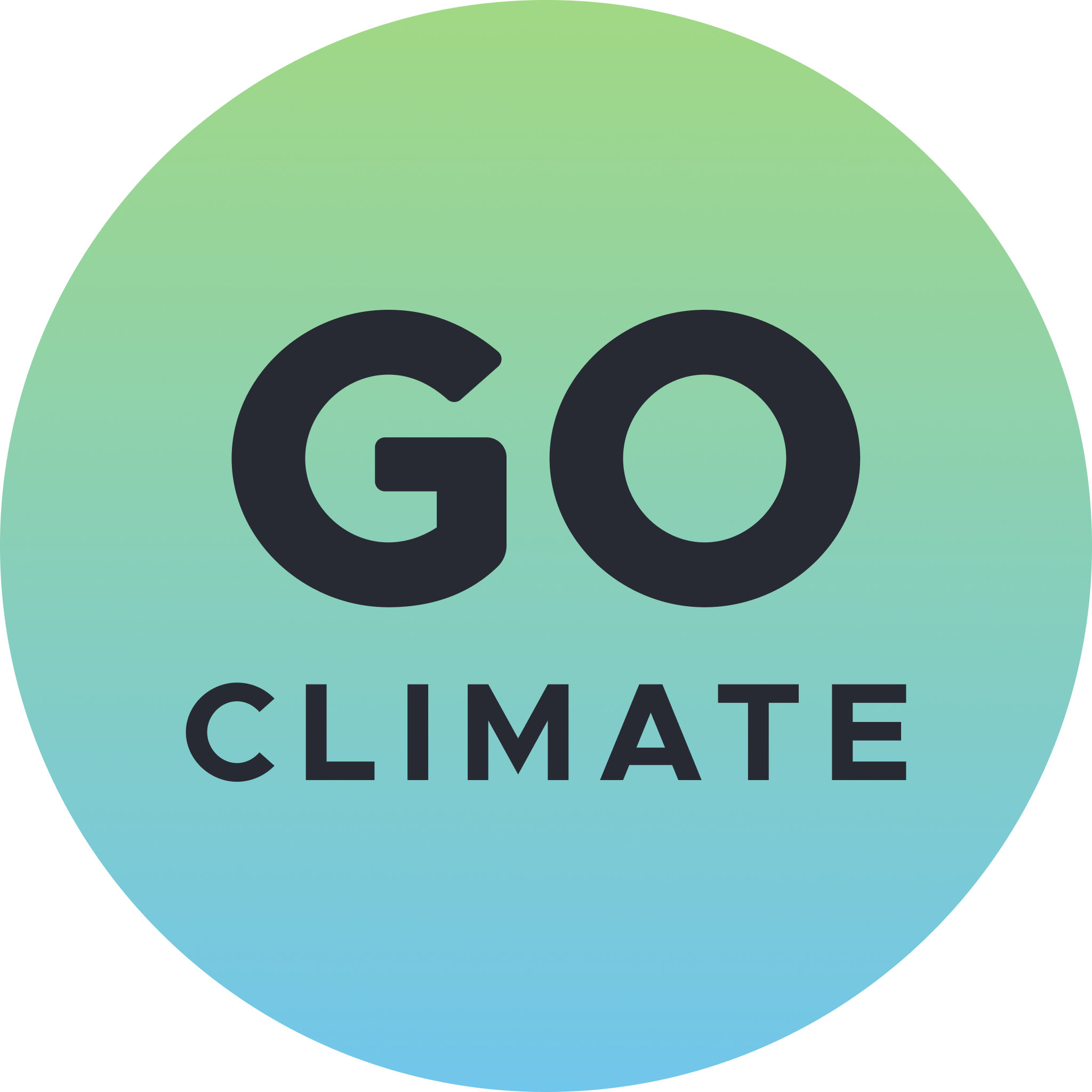 Logotyp av Go Climate.