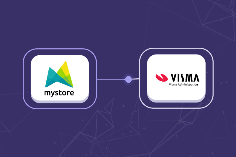 Logotyp Mystore + Visma Administration