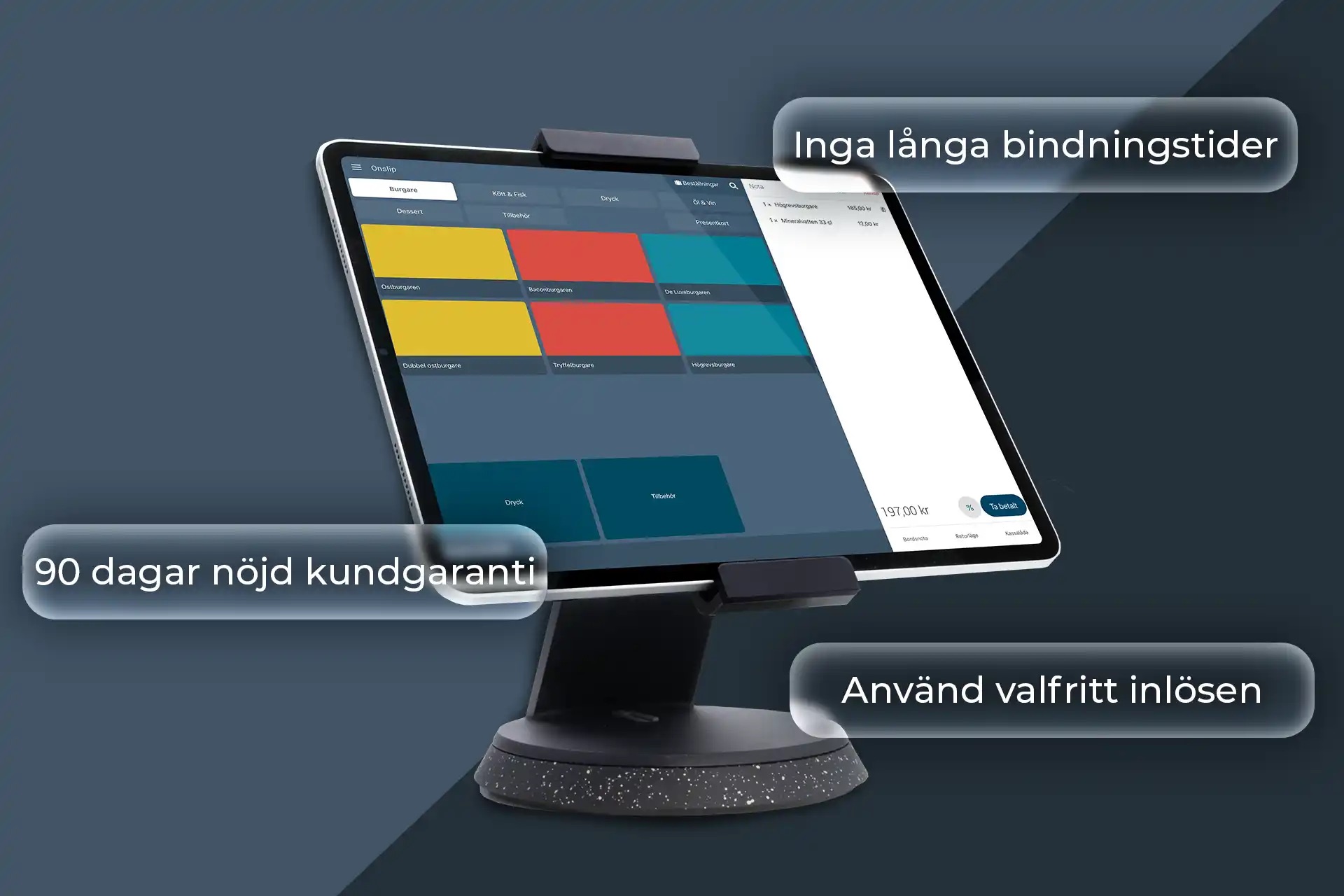 Olika enheter med bilder från programmet.