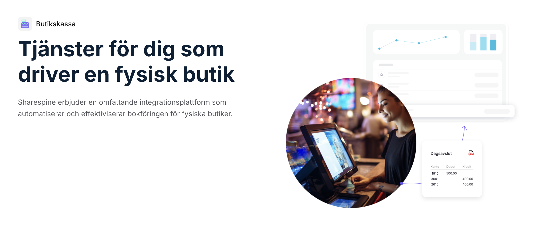 Bildruta med information om Caspeco.