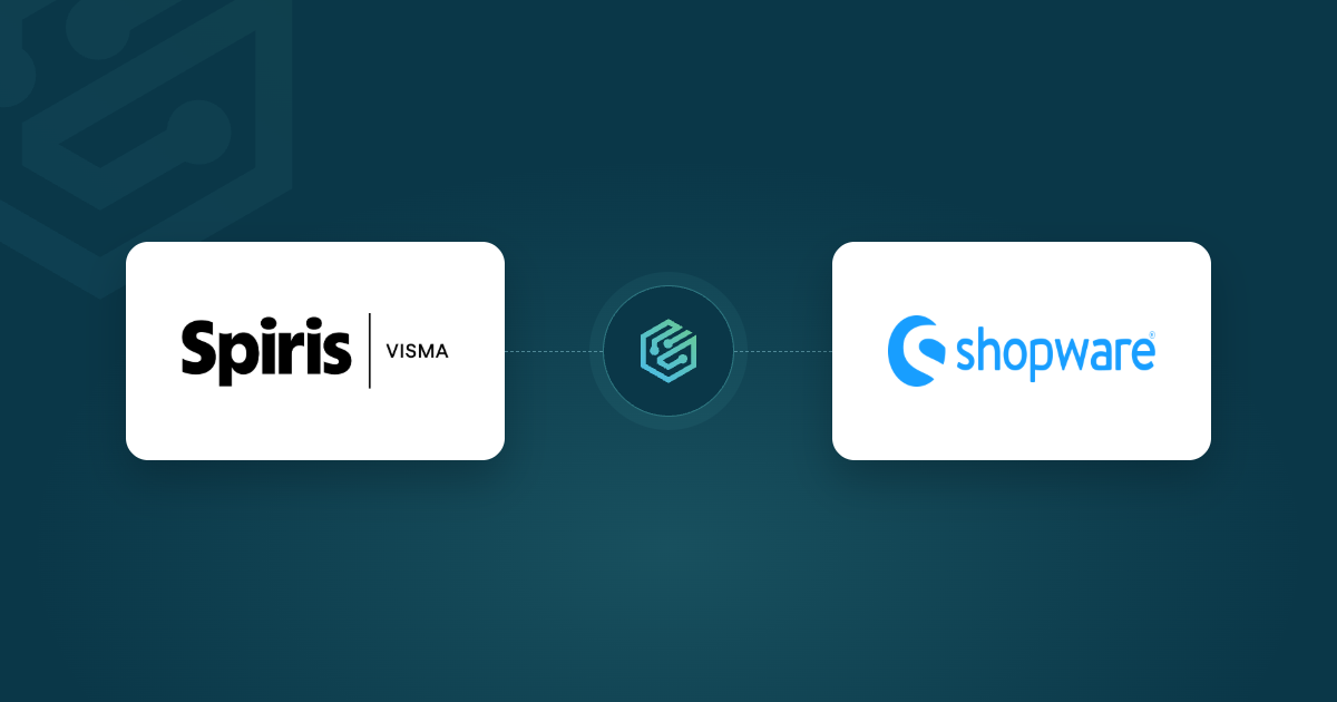 Illustration som visar integrationen mellan Shopware