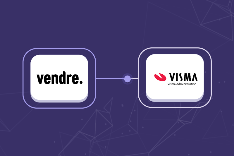 Vendre och Visma Spcs logotyp.