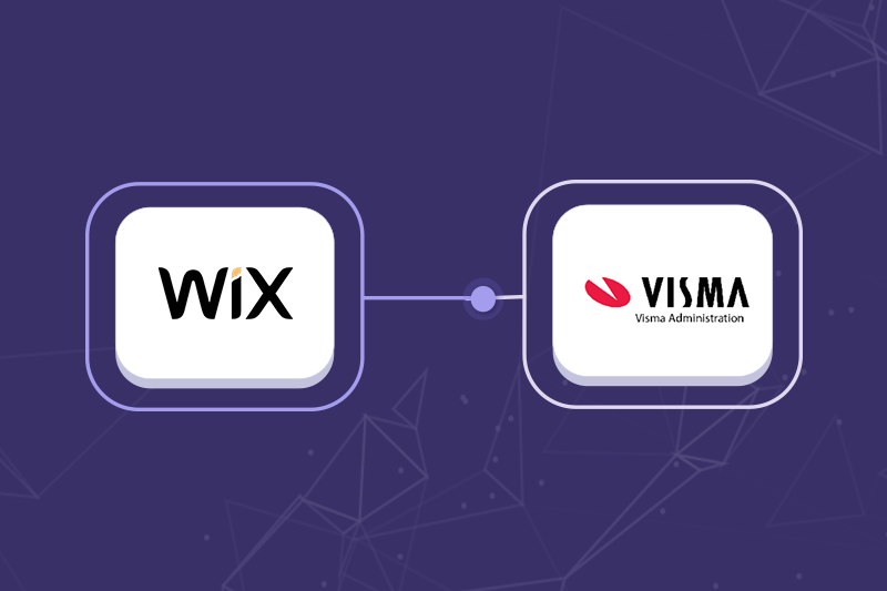 Wix och Visma SPcs logo.