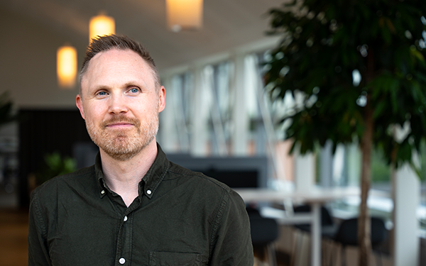 Johan Björnegård på Spiris.